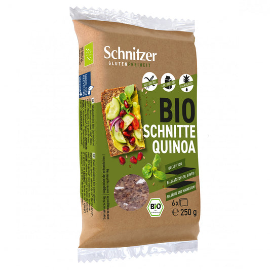 Schnitzer Organic Sourdough Quinoa, Pumpkin, Sunflower seeds sliced bread 250gr