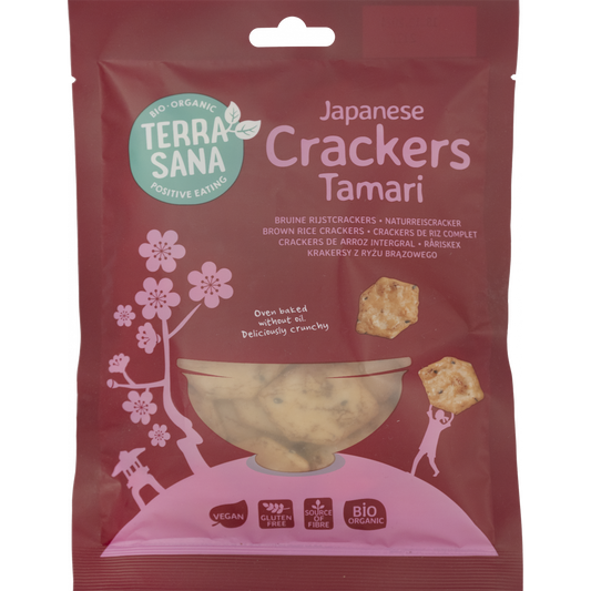 Terrasana Organic Japanese Tamari Crackers 60gr