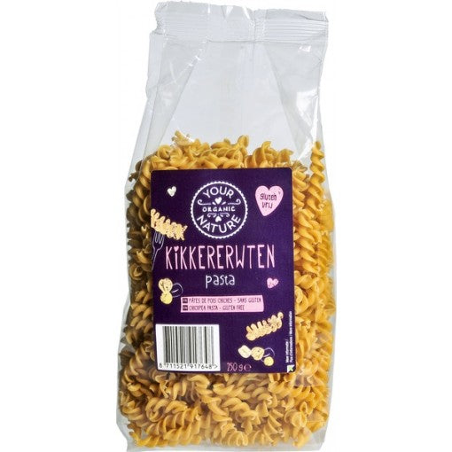 Your Organic Nature Chickpeas pasta Fusilli glutenfree 250gr