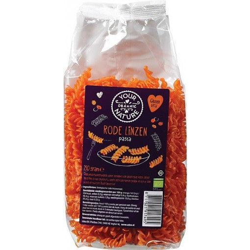 Your Organic Nature Red Lentil Fusilli 250gr